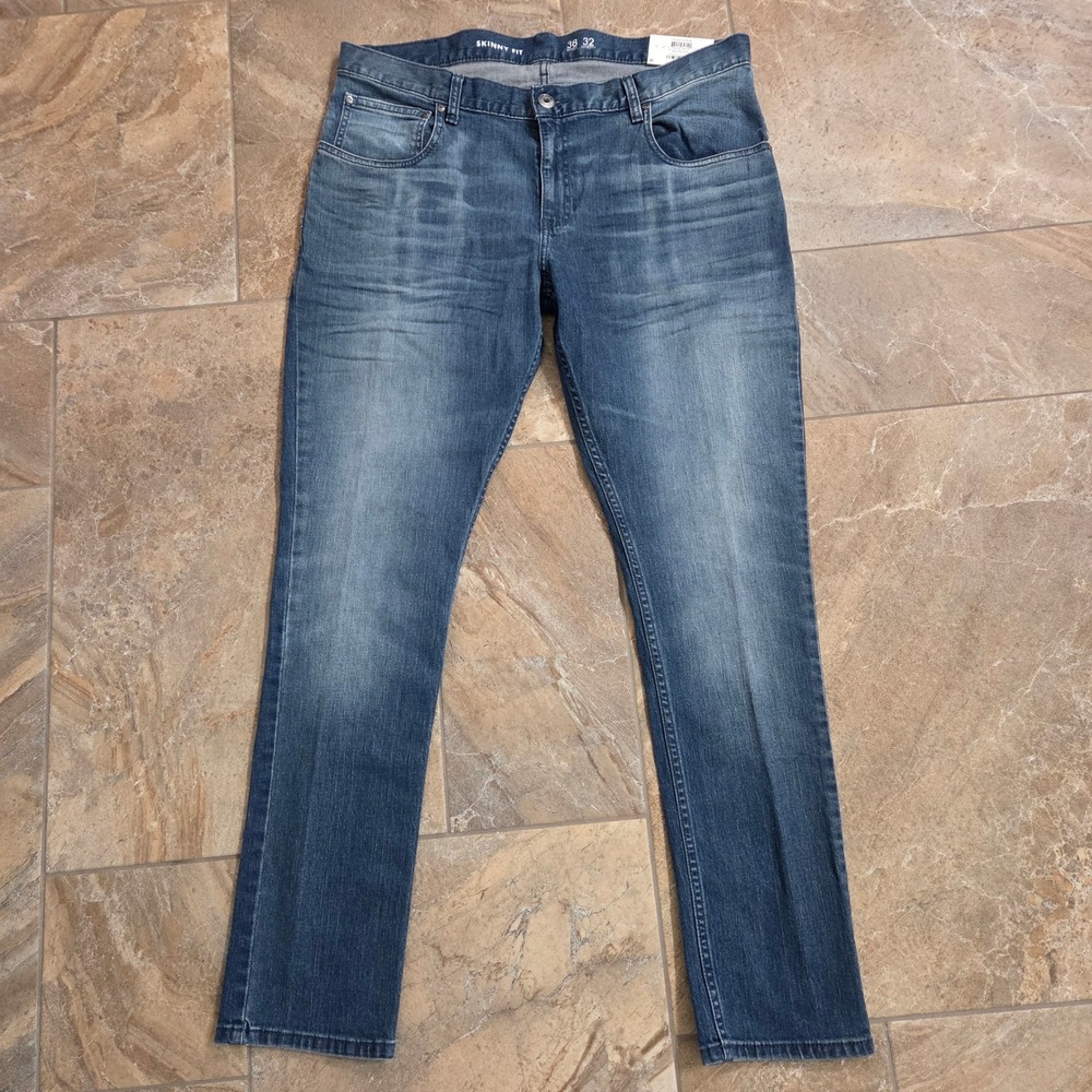 NWT INC International Concepts Mens Skinny Fit Jeans 38x32 Comfort Stretch